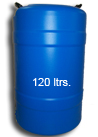 120 ltrs Narrow Mouth Round Drum - 2 Caps.